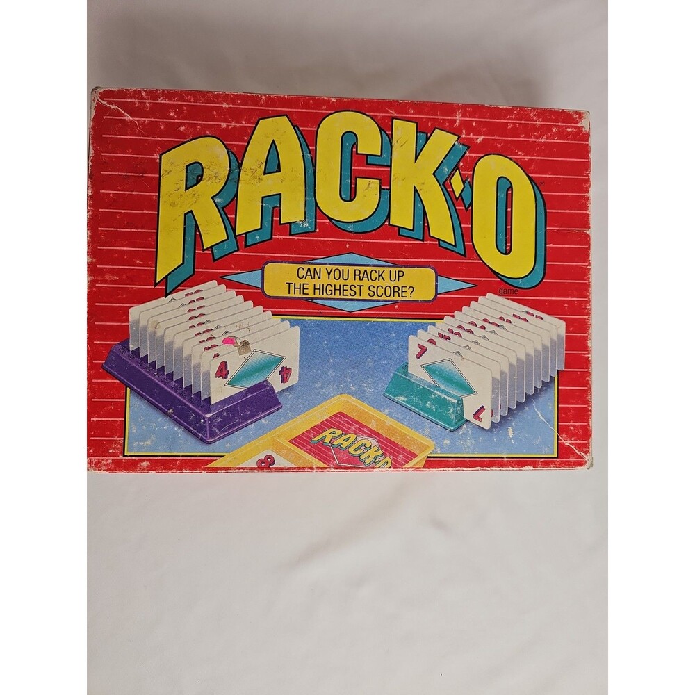 Vintage Rack-O Card Game 1992 Parker Brothers Retro Family Board Game Complete